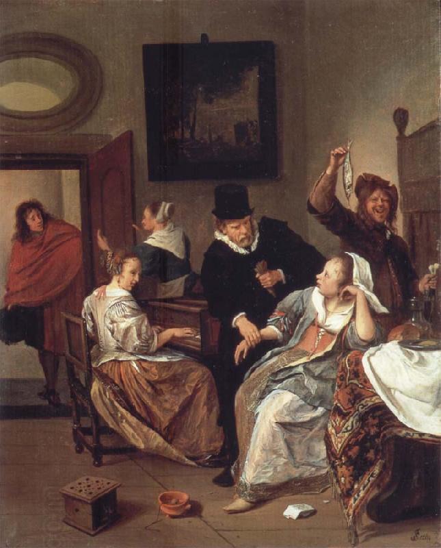 Jan Steen The Doctor-s vistit China oil painting art
